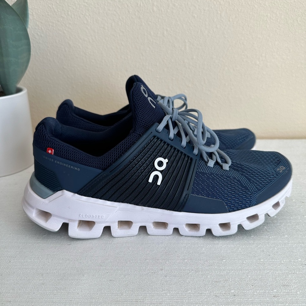ON Cloudswift 1 Blue Mesh Running Sneakers Men’s 8